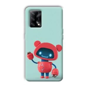 Robot Phone Customized Printed Back Cover for Oppo F19