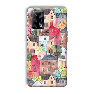 Colorful Homes Phone Customized Printed Back Cover for Oppo F19