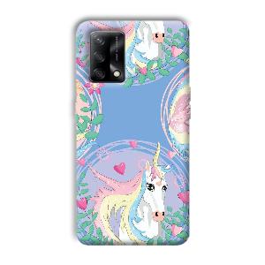 Unicorn Phone Customized Printed Back Cover for Oppo F19