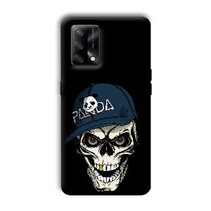 Panda & Skull Phone Customized Printed Back Cover for Oppo F19