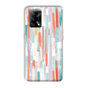 Light Paint Stroke Phone Customized Printed Back Cover for Oppo F19