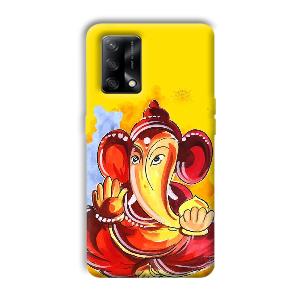 Ganesha Ji Phone Customized Printed Back Cover for Oppo F19
