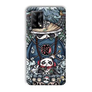 Panda Q Phone Customized Printed Back Cover for Oppo F19