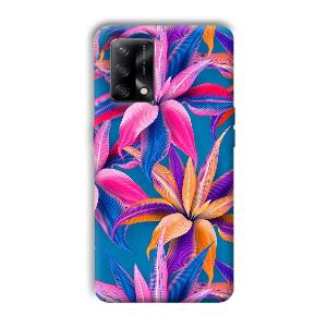 Aqautic Flowers Phone Customized Printed Back Cover for Oppo F19