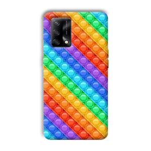 Colorful Circles Phone Customized Printed Back Cover for Oppo F19