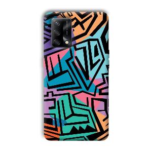 Patterns Phone Customized Printed Back Cover for Oppo F19
