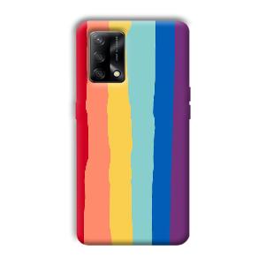 Vertical Paint Phone Customized Printed Back Cover for Oppo F19
