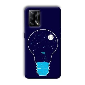 Night Bulb Phone Customized Printed Back Cover for Oppo F19