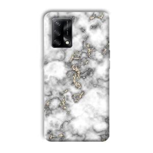 Grey White Design Phone Customized Printed Back Cover for Oppo F19