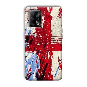 Red Cross Design Phone Customized Printed Back Cover for Oppo F19