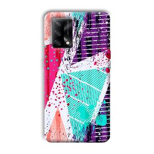Paint  Phone Customized Printed Back Cover for Oppo F19