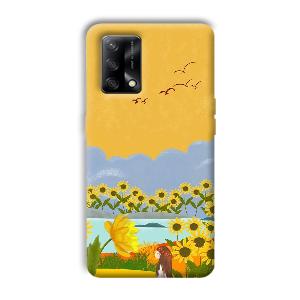 Girl in the Scenery Phone Customized Printed Back Cover for Oppo F19