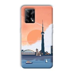 City Design Phone Customized Printed Back Cover for Oppo F19
