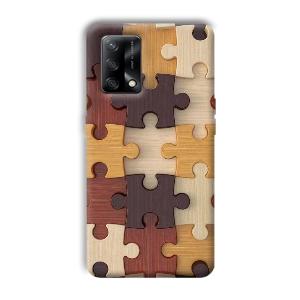 Puzzle Phone Customized Printed Back Cover for Oppo F19