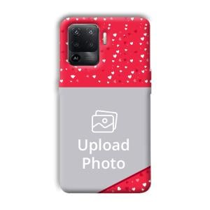 Dark Pink Customized Printed Back Cover for Oppo F19 Pro
