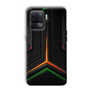 Black Design Phone Customized Printed Back Cover for Oppo F19 Pro