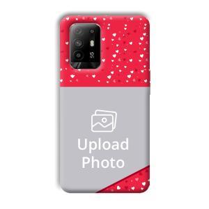 Dark Pink Customized Printed Back Cover for Oppo F19 Pro Plus