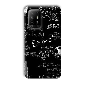 E is Equal To MC2 Phone Customized Printed Back Cover for Oppo F19 Pro Plus