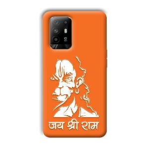Jai Shree Ram Phone Customized Printed Back Cover for Oppo F19 Pro Plus