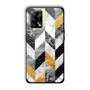 Marble Tiles Customized Printed Glass Back Cover for Oppo F19