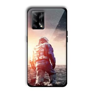 Interstellar Traveller Customized Printed Glass Back Cover for Oppo F19