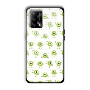 Green Eyes Customized Printed Glass Back Cover for Oppo F19