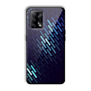 Blue Tiles Customized Printed Glass Back Cover for Oppo F19