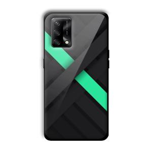 Green Cross Customized Printed Glass Back Cover for Oppo F19
