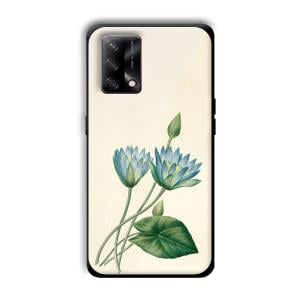 Flowers Customized Printed Glass Back Cover for Oppo F19