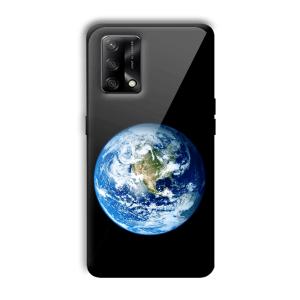 Floating Earth Customized Printed Glass Back Cover for Oppo F19