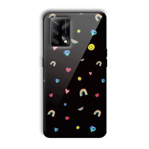 Multi Object Customized Printed Glass Back Cover for Oppo F19