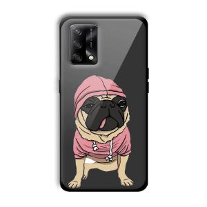 Cool Dog Customized Printed Glass Back Cover for Oppo F19