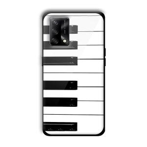 Piano Customized Printed Glass Back Cover for Oppo F19