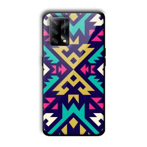 Arrows Abstract Customized Printed Glass Back Cover for Oppo F19