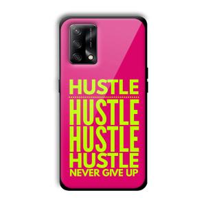 Never Give Up Customized Printed Glass Back Cover for Oppo F19