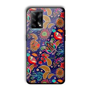 Animal Sketches Customized Printed Glass Back Cover for Oppo F19