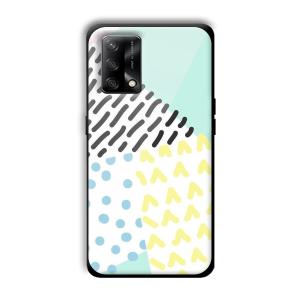 Cool Pattern Customized Printed Glass Back Cover for Oppo F19