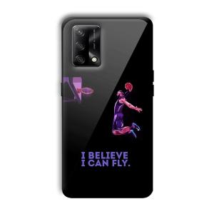 I Believe Customized Printed Glass Back Cover for Oppo F19