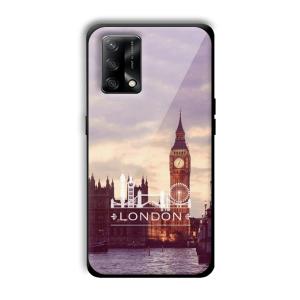 London Customized Printed Glass Back Cover for Oppo F19