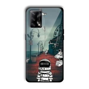Little Astronaut Customized Printed Glass Back Cover for Oppo F19