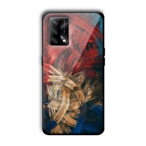 Painted Frame Customized Printed Glass Back Cover for Oppo F19
