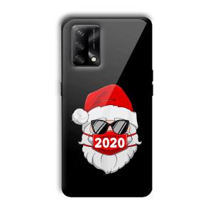 2020 Santa Customized Printed Glass Back Cover for Oppo F19