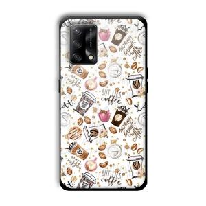 But Coffee First Customized Printed Glass Back Cover for Oppo F19