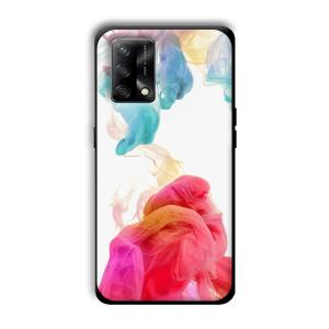 Water Colors Customized Printed Glass Back Cover for Oppo F19