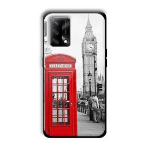 Telephone Retro Customized Printed Glass Back Cover for Oppo F19