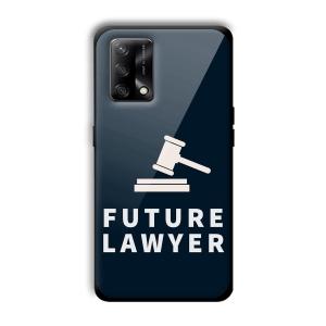 Future Lawyer Customized Printed Glass Back Cover for Oppo F19