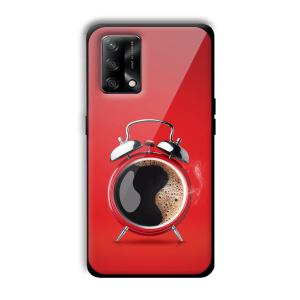 Morning Coffee Customized Printed Glass Back Cover for Oppo F19