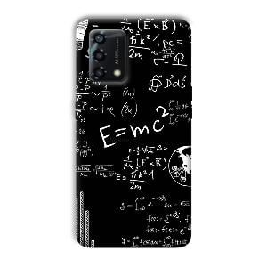 E is Equal To MC2 Phone Customized Printed Back Cover for Oppo F19s