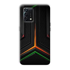 Black Design Phone Customized Printed Back Cover for Oppo F19s