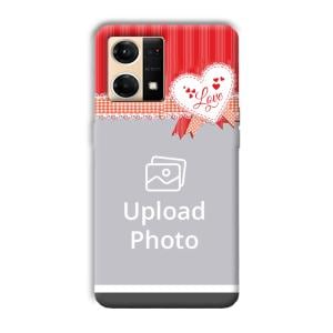 Valentine Customized Printed Back Cover for Oppo F21 Pro